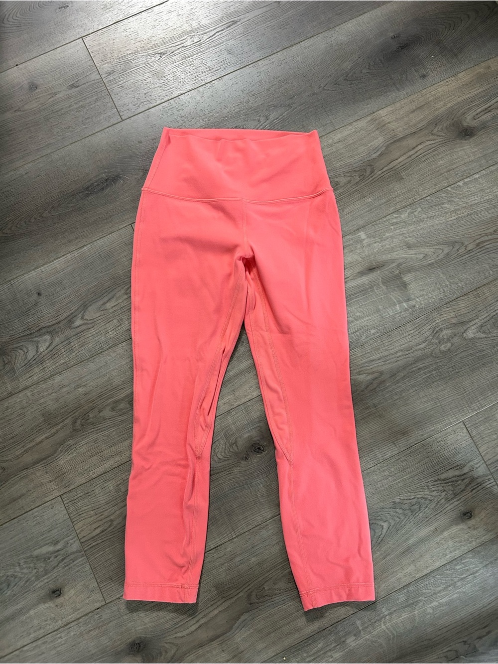 Lululemon Athletica Coral High-Waist Active Leggings